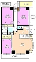 グレースクレスト  ｜ 長野県長野市大字栗田（賃貸マンション3LDK・7階・78.70㎡） その2