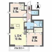 リブ・シャーメゾンII  ｜ 長野県長野市大字安茂里（賃貸アパート2LDK・1階・55.63㎡） その2