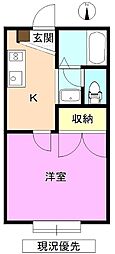 間取図画像 1K