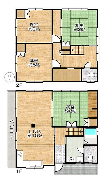 間取りを拡大表示