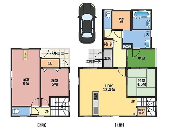間取りを拡大表示