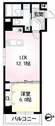 東京メトロ半蔵門線 押上駅 徒歩5分の賃貸マンション 4階1LDKの間取り