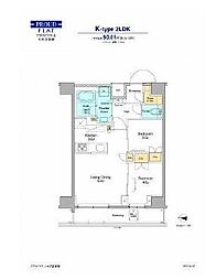 都営浅草線 本所吾妻橋駅 徒歩3分の賃貸マンション 7階2LDKの間取り
