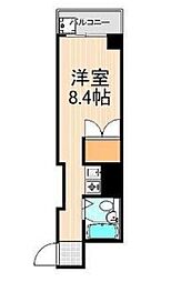 浅草三和ビル ワンルームの間取図画像