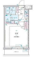 Genovia墨田八広skygarden 1Kの間取図画像