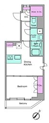 ラクラス押上 1LDKの間取図画像