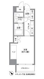 エルプレイス押上 1Kの間取図画像