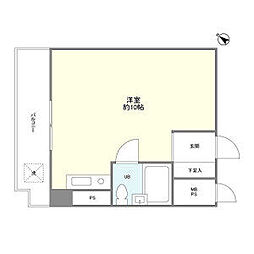 ダイアパレス隅田公園 ワンルームの間取図画像
