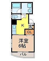 愛知県名古屋市瑞穂区彌富通１丁目（賃貸マンション1K・4階・25.00㎡） その2