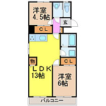 愛知県名古屋市昭和区丸屋町６丁目（賃貸マンション2LDK・1階・58.00㎡） その2