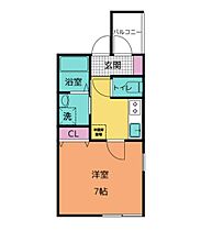 愛知県名古屋市昭和区車田町２丁目（賃貸アパート1K・3階・24.80㎡） その2