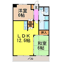 愛知県名古屋市昭和区石仏町１丁目（賃貸マンション2LDK・1階・55.00㎡） その2