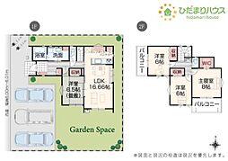 筑西市市野辺22-P2　新築戸建　2号棟