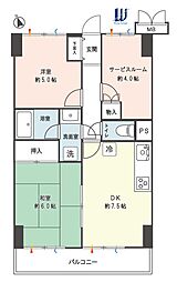 間取図画像 2SDK