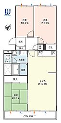 間取図画像 3LDK