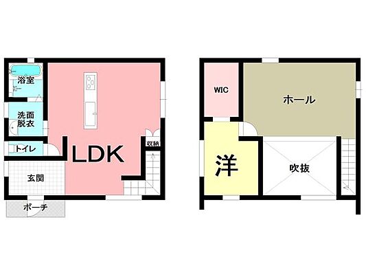 間取り 中古戸建　吉野町　桜島眺望可　未入居