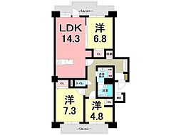 間取図画像 3LDK