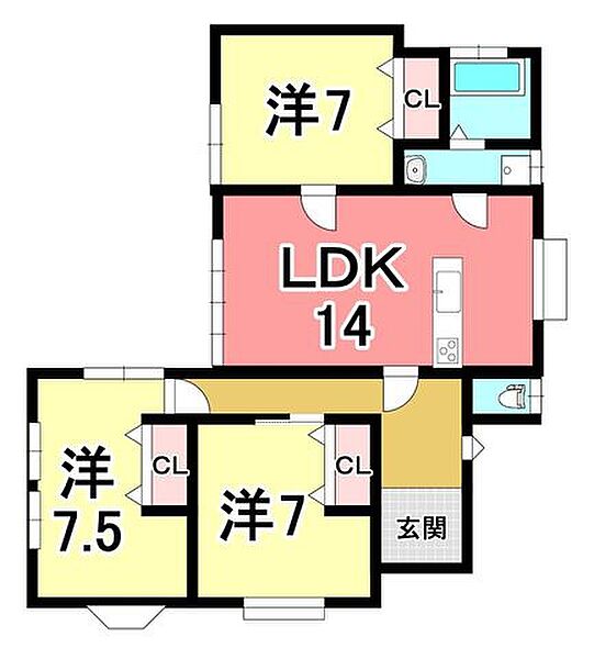 間取りを拡大表示