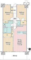 間取図画像 3LDK