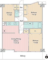 間取図画像 3LDK