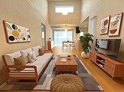 山形県東根市大字羽入 3LDKのリビング/ダイニング