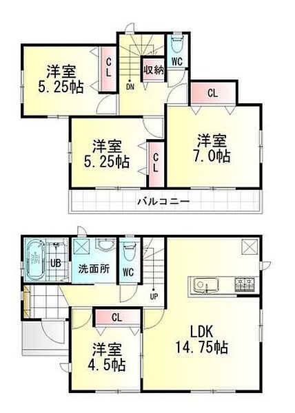 間取りを拡大表示