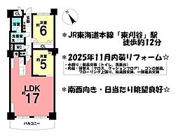 キングスコート東刈谷 2LDKの間取図画像