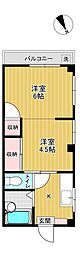 ディアコート町屋 2Kの間取図画像