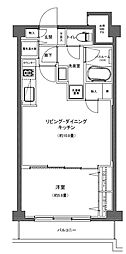 秀和南大井レジデンス 1LDKの間取図画像