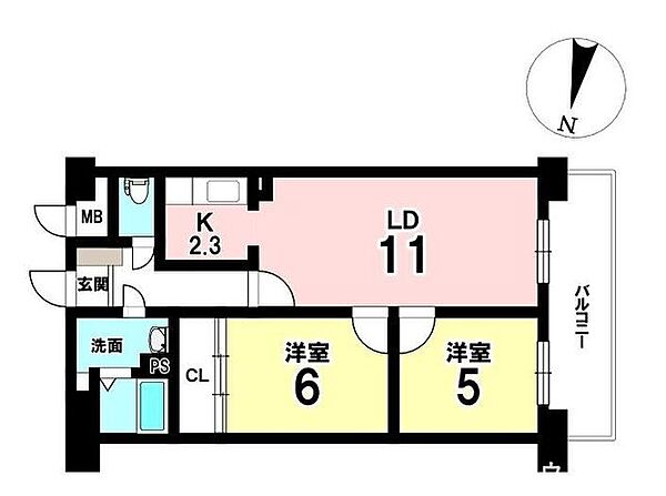 間取りを拡大表示