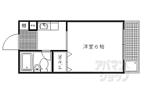 京都府京都市左京区北白川下池田町（賃貸マンション1K・1階・16.47㎡） その2