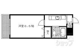 京都府京都市左京区静市市原町（賃貸アパート1K・2階・17.50㎡） その2