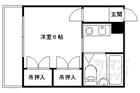 ドルフィンI 302 ｜ 京都府京都市北区衣笠天神森町（賃貸マンション1K・3階・17.10㎡） その2