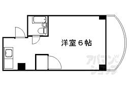 アビタサノ 1Kの間取図画像