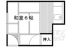 京都府京都市左京区吉田神楽岡町（賃貸アパート1R・2階・13.00㎡） その2