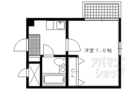 フレグランス大宮 405 ｜ 京都府京都市中京区大宮通三条下ル三条大宮町（賃貸マンション1K・4階・20.00㎡） その2