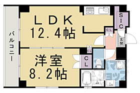 京都府京都市中京区両替町通夷川上る松竹町（賃貸マンション1LDK・4階・48.16㎡） その2