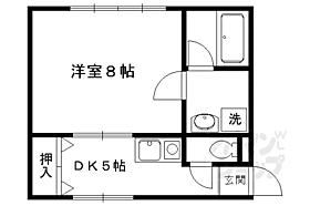 京都府京都市左京区松ケ崎三反長町（賃貸アパート1K・2階・32.11㎡） その2