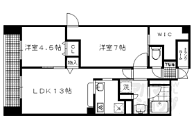 京都府京都市左京区吉田泉殿町（賃貸マンション2LDK・5階・56.53㎡） その2