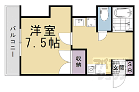 京都府京都市下京区烏丸五条上ル悪王子町（賃貸マンション1K・4階・24.91㎡） その2