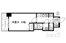 京都府京都市下京区中金仏町（賃貸マンション1K・2階・27.28㎡） その2