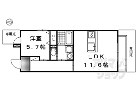 Ｇｒａｃｉａ神明 101 ｜ 京都府京都市中京区壬生神明町（賃貸マンション1LDK・1階・45.68㎡） その2