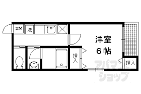 京都府京都市左京区松ケ崎今海道町（賃貸アパート1K・1階・22.32㎡） その2