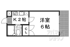 京都府京都市左京区松ケ崎桜木町（賃貸マンション1K・2階・16.80㎡） その2