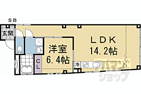 ＪＩＮ上京仁和 201 ｜ 京都府京都市上京区仲之町（賃貸マンション1LDK・2階・48.41㎡） その2