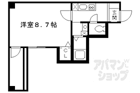 京都府京都市中京区衣棚通御池上る下妙覚寺町（賃貸マンション1K・9階・27.08㎡） その2