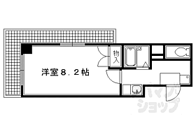 京都府京都市左京区田中関田町（賃貸マンション1K・4階・23.56㎡） その2