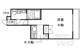 京都府京都市右京区西院西田町（賃貸マンション1R・3階・27.90㎡） その2