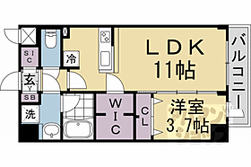 レオンコンフォート西大路御池 501 ｜ 京都府京都市中京区西ノ京下合町（賃貸マンション1LDK・5階・38.93㎡） その2