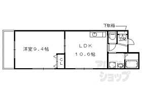 クレアーレ五条大宮 205 ｜ 京都府京都市下京区猪熊通五条下る柿本町（賃貸マンション1LDK・2階・44.74㎡） その2